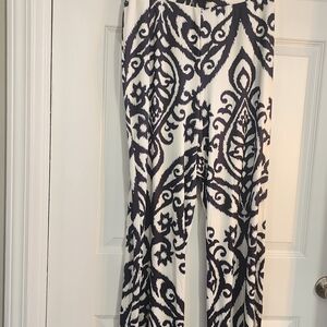 SHEIN Black and White Wide Leg Pants